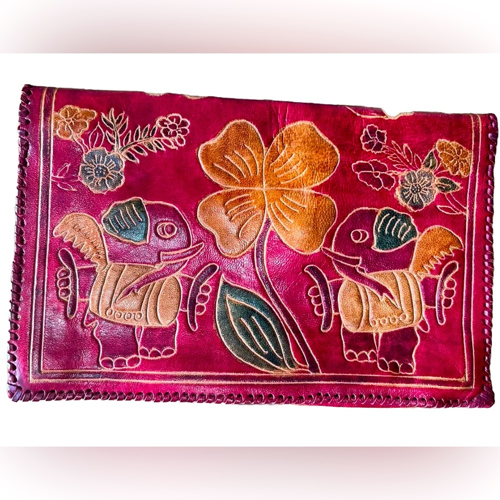 India Genuine Leather Clutch